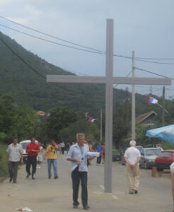 Kryq ne magjistralen Mitrovice Rashke